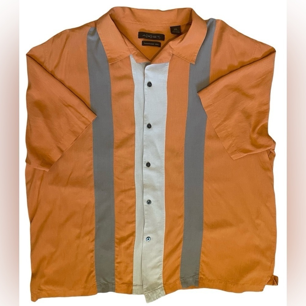 Axist Washable Silk Retro Style Shirt